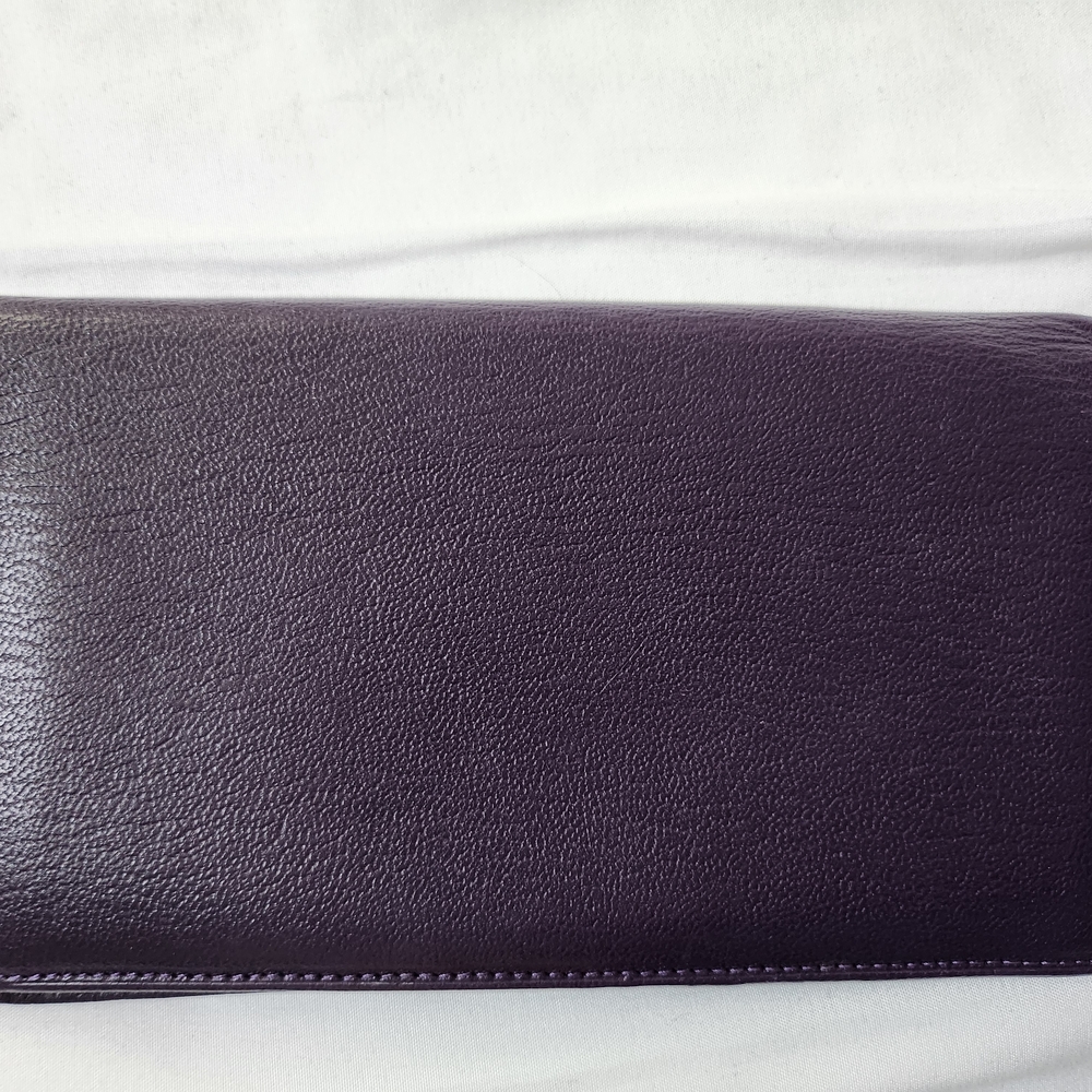 Chanel Purple Leather Wallet - Picture 2 of 5